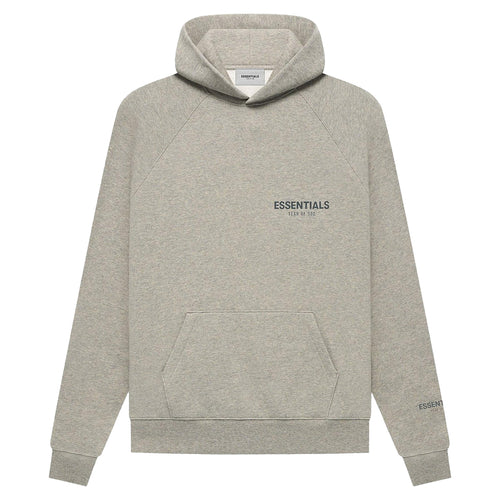 Essentials Fear Of God  Men's  Dark Oatmeal Hoodie : 705292