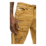 Smoke Rise Rip & Repair Double Knee Fashion Jean Mens Style : Jp22519