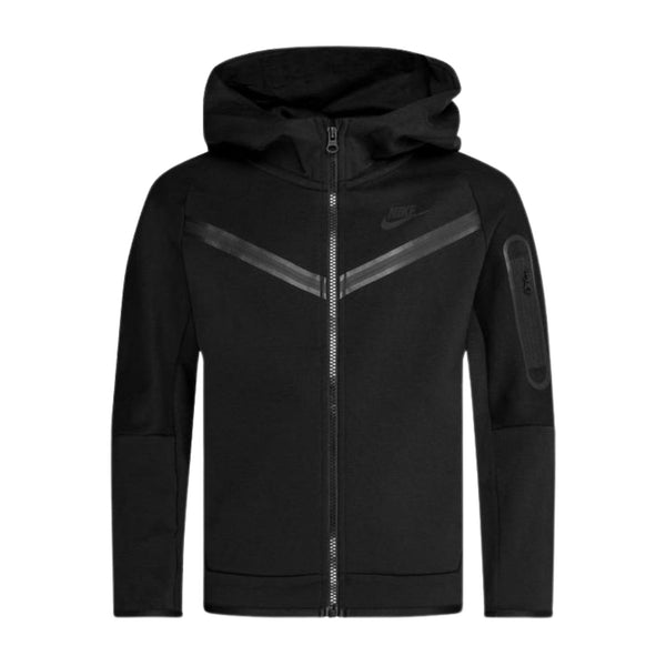 Nike Sportswear Kids' Tech Fleece Full-Zip Hoodie Black/Black