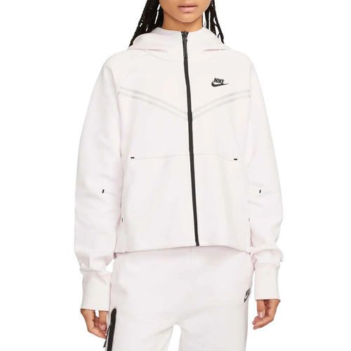 Nike Sportswear Women's Tech Fleece Full-Zip Hoodie Pearl Pink/Black