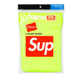 Supreme Hanes Boxer Briefs (2 Pack) Mens Style : Ss23a13