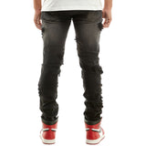 Kdnk Self-patched Jeans Mens Style : Knd4522