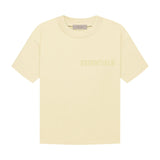 Fear Of God Essential Yellow Flocked T-shirt Mens Style : 125su222006f