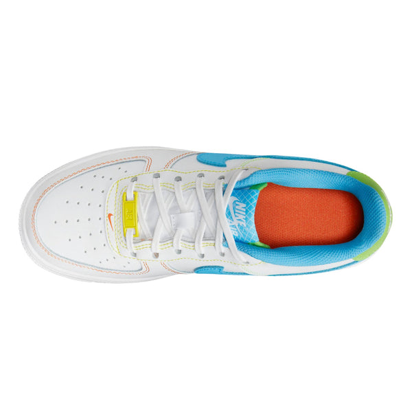 Nike Air Force 1 LV8 Big Kids' Shoes in White, Size: 7Y | FJ4614-100