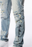 Smoke Rise Slim Fit Jeans-low Rise With Slim Leg Mens Style : Jp23246