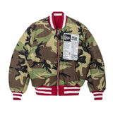 New Era Cincinnati Reds Alpha Industries X New Era Ma-1 Bomber Reversible Jacket Mens Style : 13026007