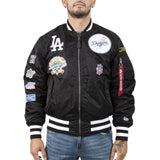 New Era Dodgers Reversible Alpha Bomber Jacket Mens Style : 13026032