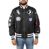 New Era White Sox Reversible Alpha Bomber Jacket Mens Style : 13026035