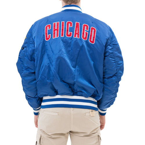 New Era Alpha Industries Chicago Cubs Bomber Jacket Mens Style : 13026001