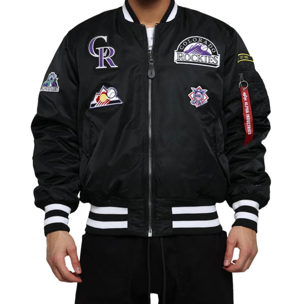 New Era Colorado Rockies Varsity Jacket Mens Style : 13026034