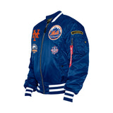 New Era Newyork Mets Alpha Industries Reversible Bomber Jacket Mens Style : 13025997