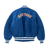 New Era Newyork Mets Alpha Industries Reversible Bomber Jacket Mens Style : 13025997