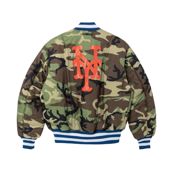 New Era Newyork Mets Alpha Industries Reversible Bomber Jacket Mens Style : 13025997