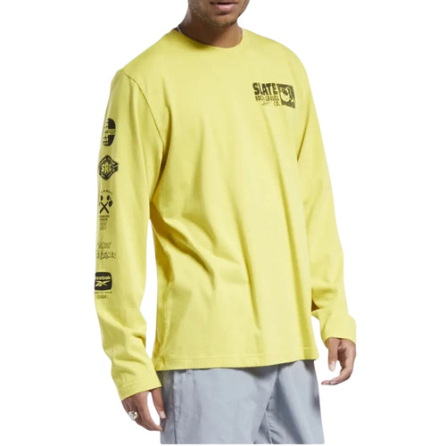 Reebok Fj Slate Rock Graphic Long Sleeve T-shirt Mens Style : Hd5224