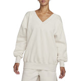 Nike Sportswear Phoenix Fleece Women's Oversized V-neck Sweatshirt Womens Style : Fb8317