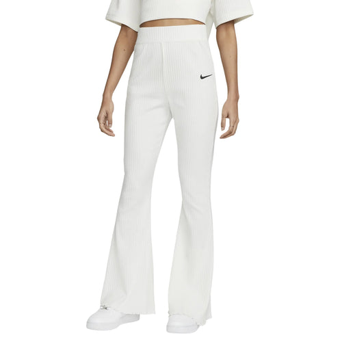 Nike Sportswear Women's High-waisted Ribbed Jersey Flared Pants Womens Style : Dv7868