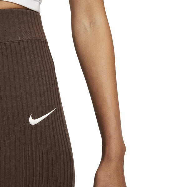 Nike Sportswear Women's High-waisted Ribbed Jersey Flared Pants Womens Style : Dv7868