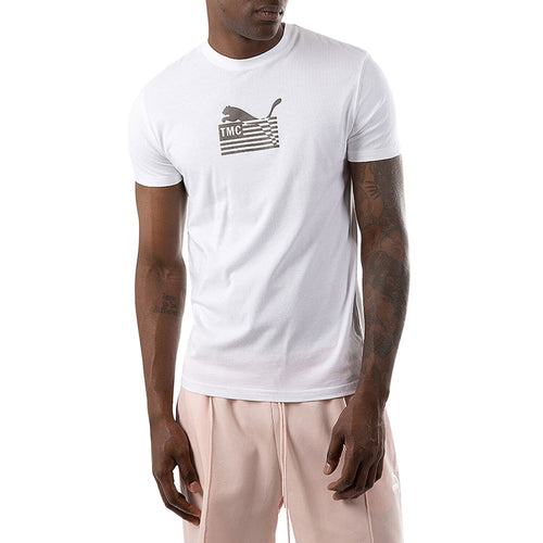 Puma Tmc Hussle Way Logo Tee Mens Style : 533419