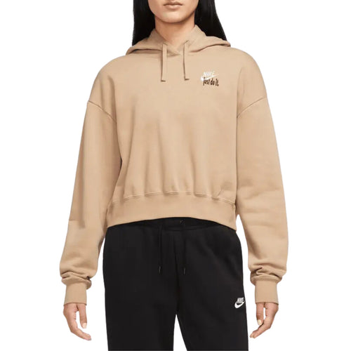 Nike Sportswear Club Fleece Women's Oversized Cropped Pullover Hoodie Womens Style : Fb8258