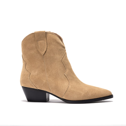 Soho Collective Georgia Natural Suede Boots Womens Style : Sc106