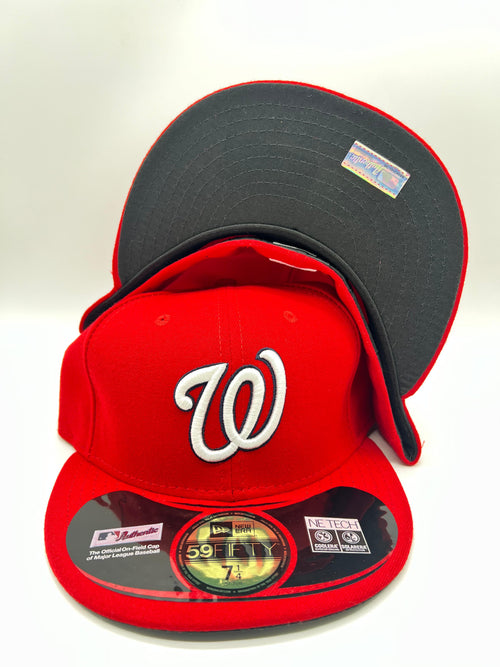 New Era 59fifty On-field Washington Nationals Ac Performance Fitted Hat Unisex Style : Hhh-01294997