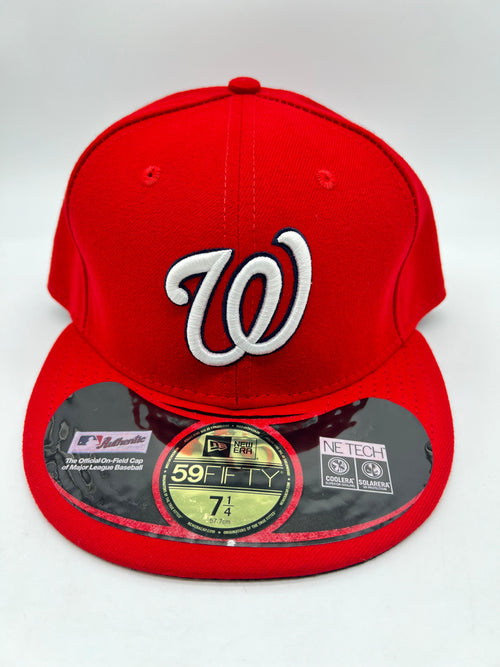 New Era 59fifty On-field Washington Nationals Ac Performance Fitted Hat Unisex Style : Hhh-01294997