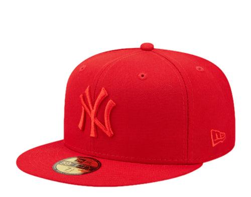 New Era 59fifty New York Yankees Red Fitted Hat Unisex Style : Hhh-71507452