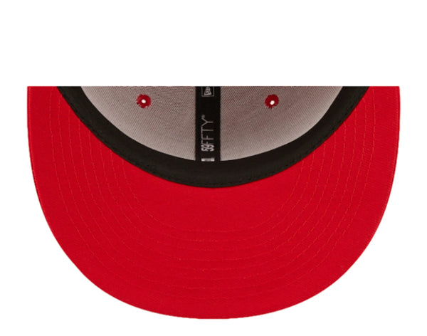 New Era 59fifty New York Yankees Red Fitted Hat Unisex Style : Hhh-71507452