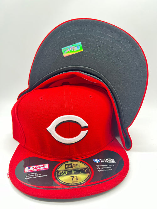 New Era 59fifty Cincinnati Reds Ac Performance Fitted Hat Unisex Style : Hhh-01291262