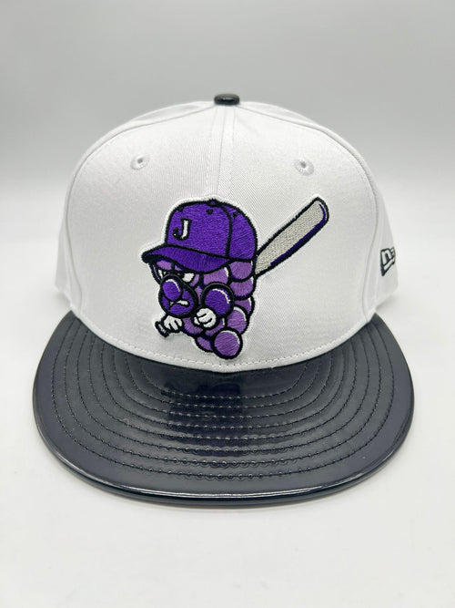 New Era 9FIFTY JAMJAM WHITE BLACK PATENT SNAPBACK Unisex Style : Hhh-70496207