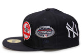 New Era 59fifty New York Yankees Patch Pride Fitted Hat Unisex Style : Hhh-60138913