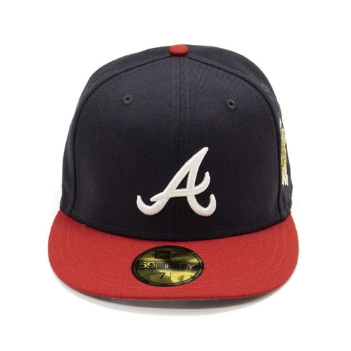 New Era 59fifty Atlanta Braves 1995 World Series Fitted Hat Unisex Style : Hhh-11783658