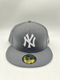 New Era 59fifty New York Yankees Basic Graphite Fitted Hat Unisex Style : Hhh-48309482