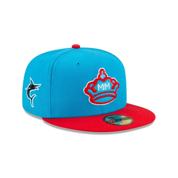 New Era 59fifty Miami Marlins City Connect Fitted Hat Unisex Style : Hhh-60139234