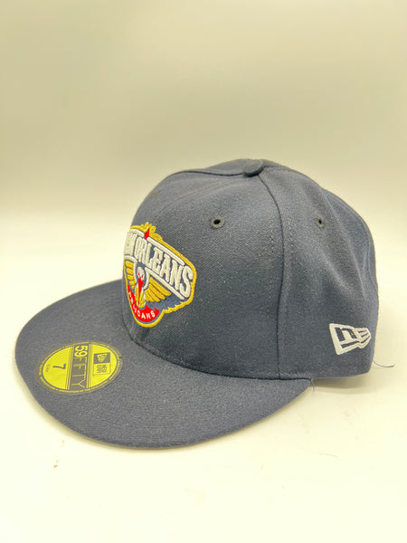 New Era 59fifty New Orleans Pelicans Primary Navy Fitted Hat Unisex Style : Hhh-88116883