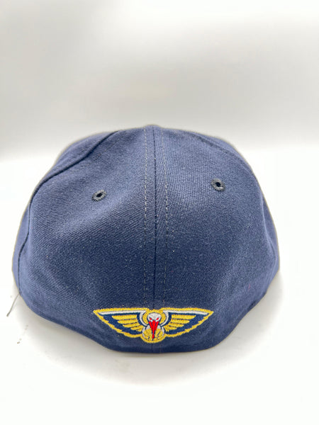 New Era 59fifty New Orleans Pelicans Primary Navy Fitted Hat Unisex Style : Hhh-88116883