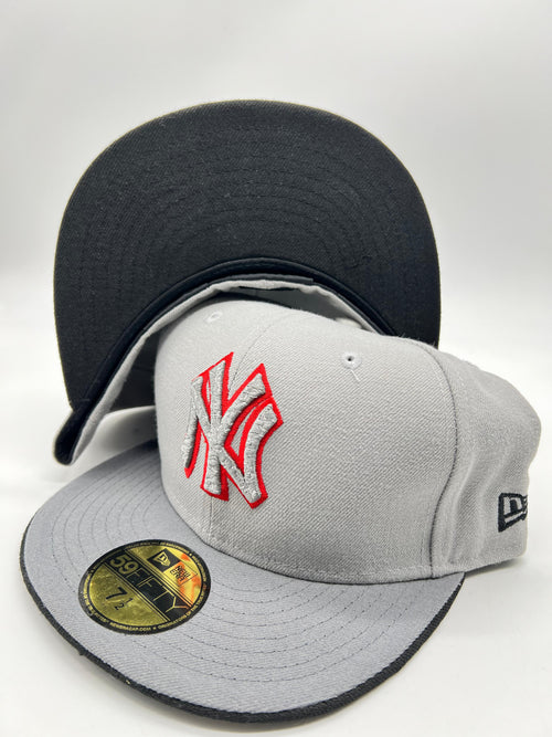 New Era 59fifty New York Yankees Storm Grey Fitted Hat Unisex Style : Hhh-12337235
