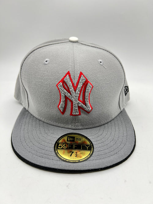 New Era 59fifty New York Yankees Storm Grey Fitted Hat Unisex Style : Hhh-12337235