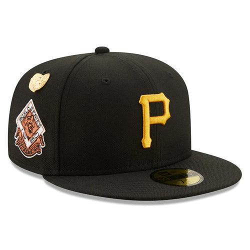 New Era 59fifty Pittsburgh Pirates 1960 World Series Fitted Hat With New Era Pin Unisex Style : Hhh-60244531