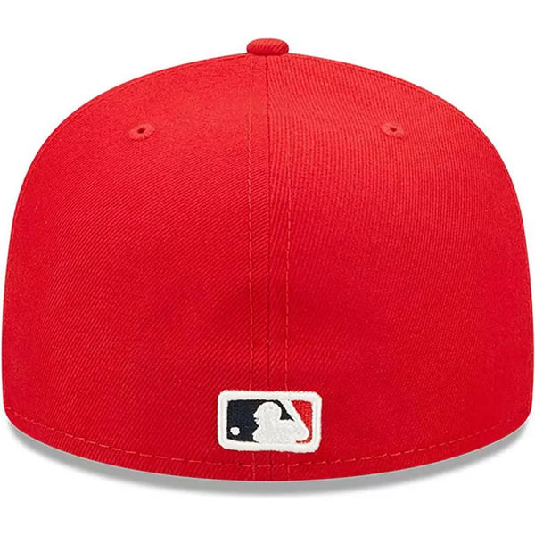 New Era 59fifty Los Angeles Angels Basic Red Fitted Hat Unisex Style : Hhh-70383734