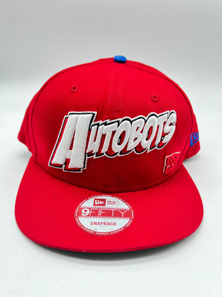 New Era 9fifty Autobots Logo Red Snapback Unisex Style : Hhh-71320877