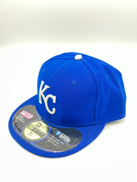 New Era 59fifty Kansas City Royals Ac Performance Blue Fitted Hat Unisex Style : Hhh-01292573