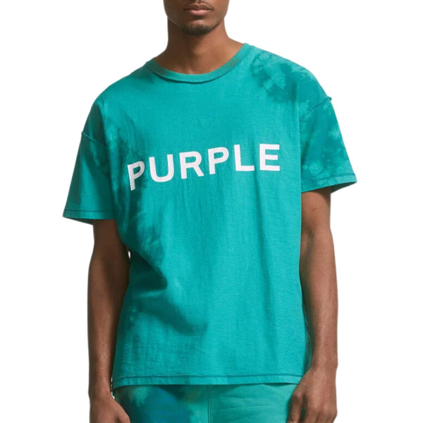 Purple-brand P101 Relaxed Fit Tee - Core Big Fanfare Mens Style : P101-jfct223