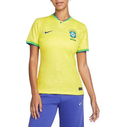 Nike Brazil 2022/23 Stadium Home Women's Nike Dri-fit Football Shirt Womens Style : Dn0756