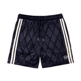 Sergio Tacchini Debossed Velour Short Mens Style : Sts24m50872