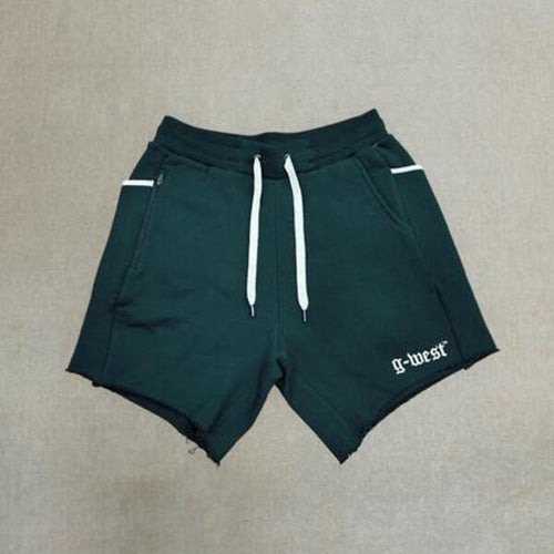 G WEST MENS SHORTS - GREEN