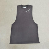 G WEST MENS TANKS - ALMOND