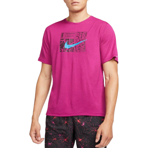 Nike Dri-fit Miler Dye Short Sleeves Tee Mens Style : Dq6508