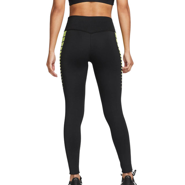 Nike Womens One Dri-fit Mid Rise Ic Tight Fit Full Length Leggings Womens Style : Dm7713