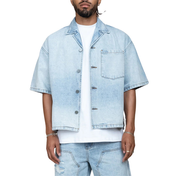 Eptm Boxy Denim Shirt Mens Style : Ep11481